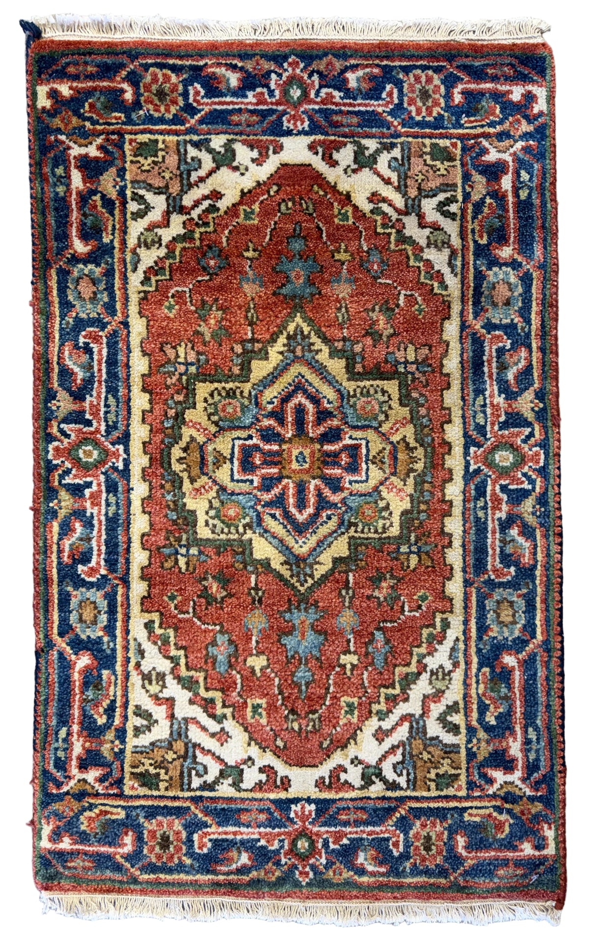 Hand-Knotted IndoHeriz Rug - 2’x3’