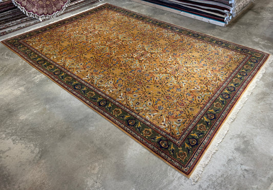 Hand-Knotted Persian Kashan Rug - 9’9”x14’5”