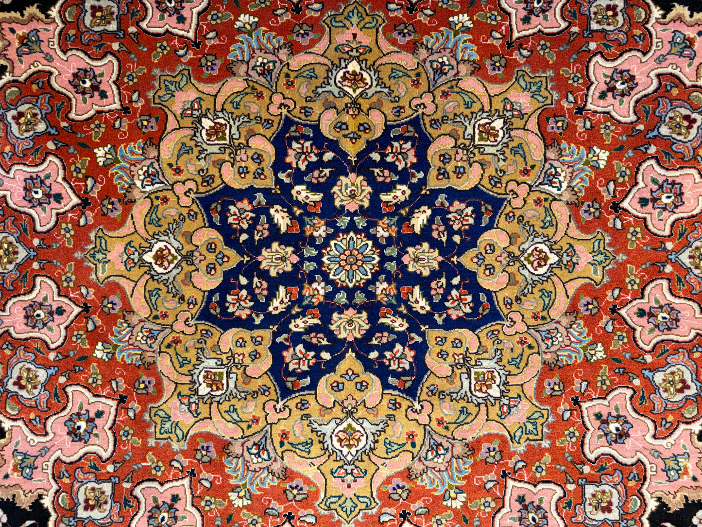 10’x13’ Hand-Knotted 70 Raj Persian Tabriz Rug