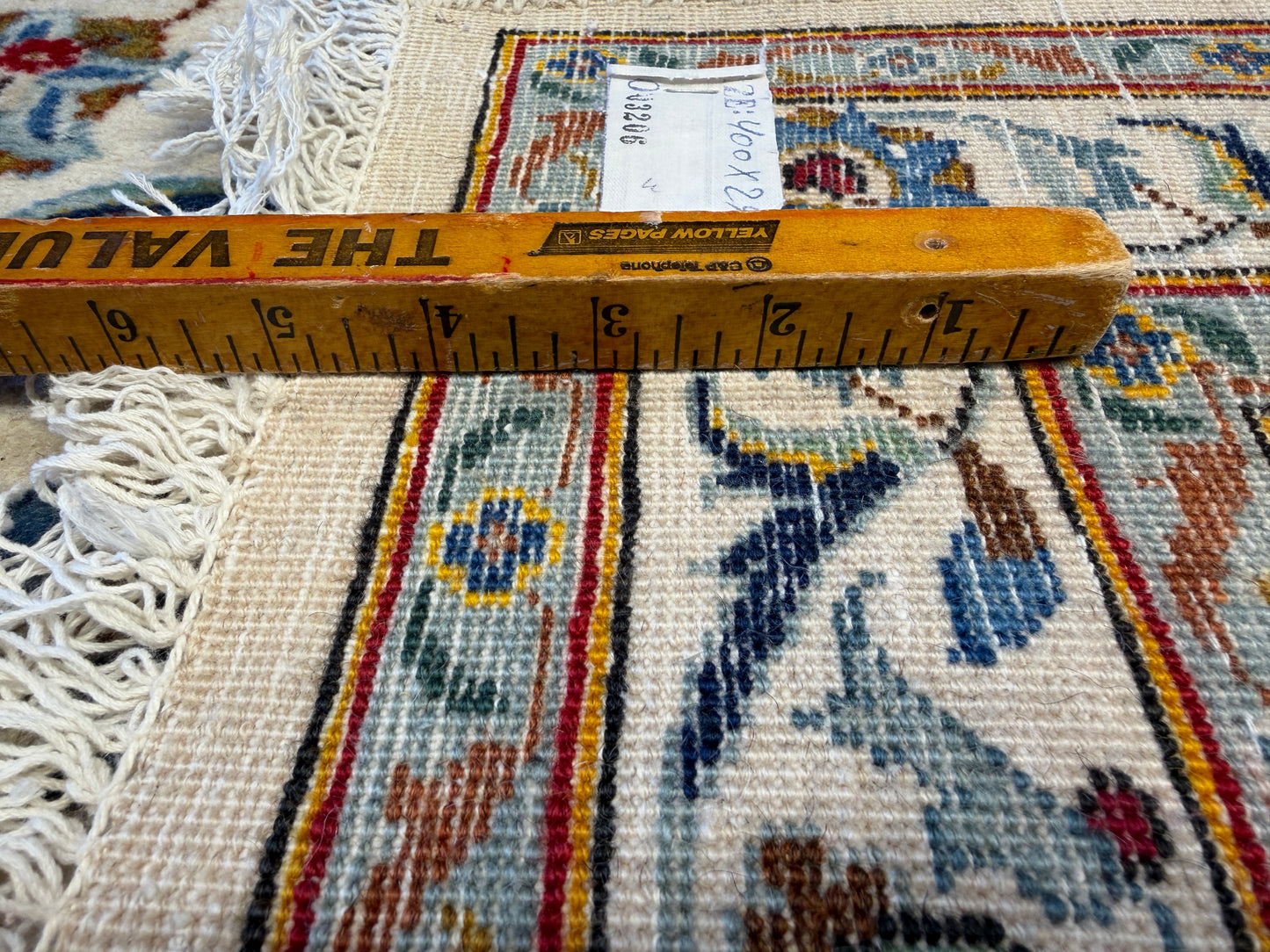 9’9”x13’1” Antique Hand-Knotted Persian Kashan All-over Signed Sanaee Area Rug