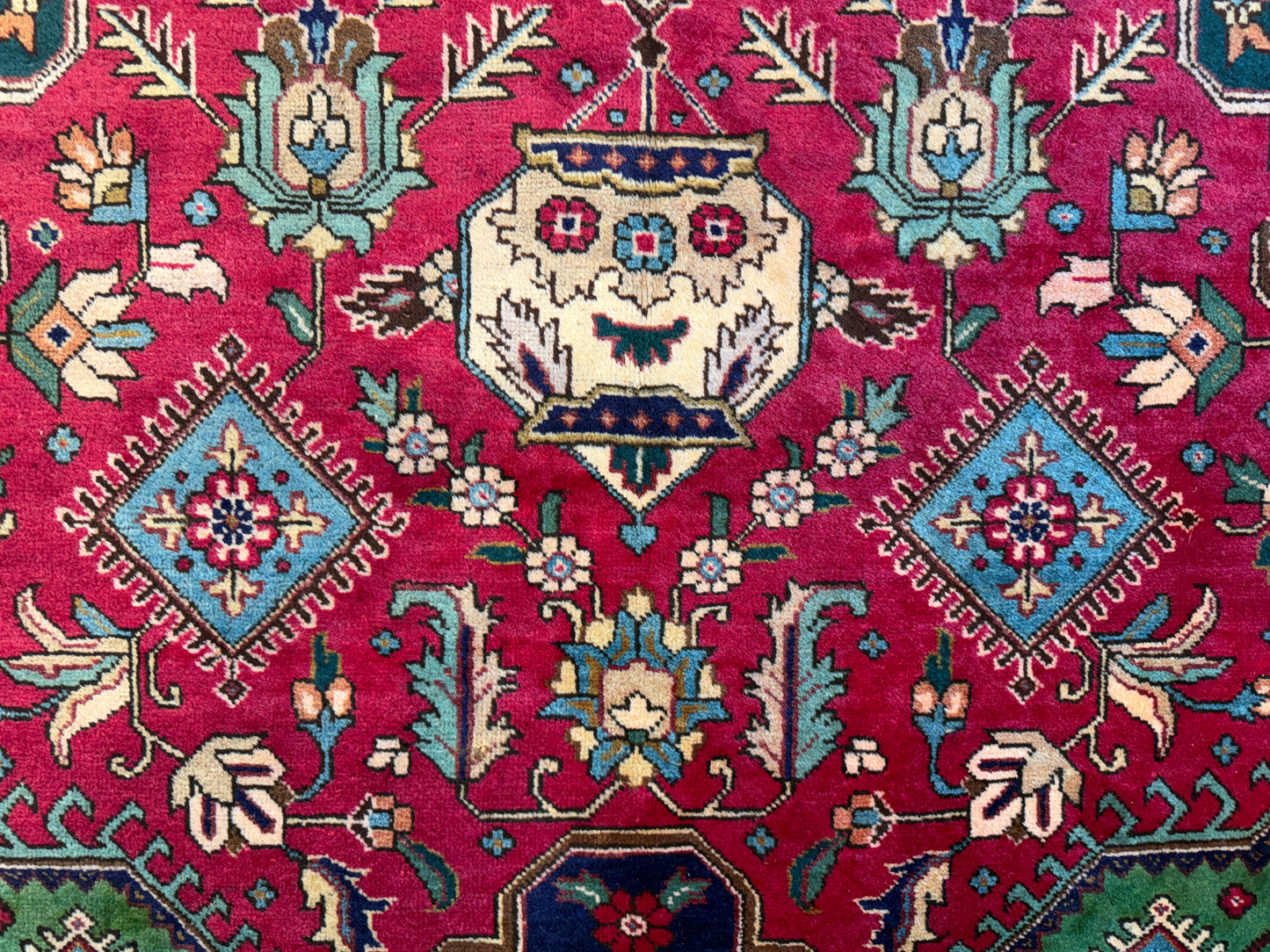 9’11”x13’ Hand-Knotted Persian Tabriz Area Rug