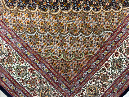 Hand-Knotted Persian Tabriz Mahi Rug - 5'6"x7'8"