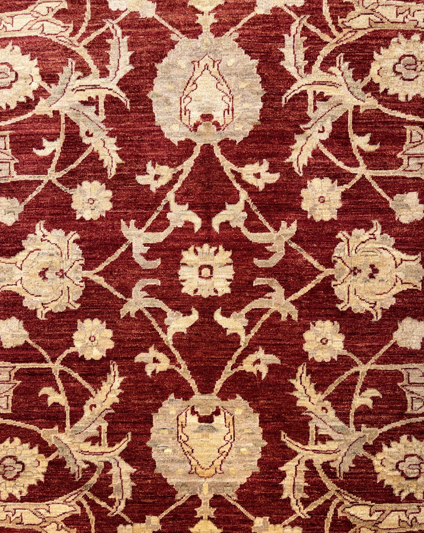 Hand-Knotted Peshawar Rug - 8’x10’