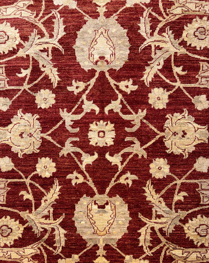 Hand-Knotted Peshawar Rug - 8’x10’