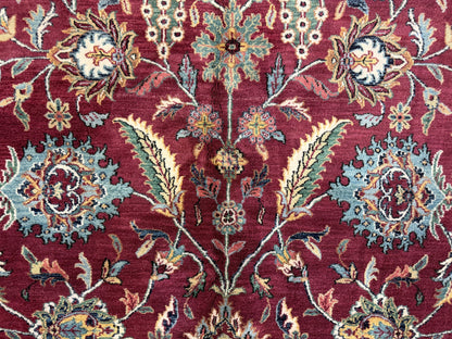 Hand-Knotted Agra Rug - 9’x13’9”
