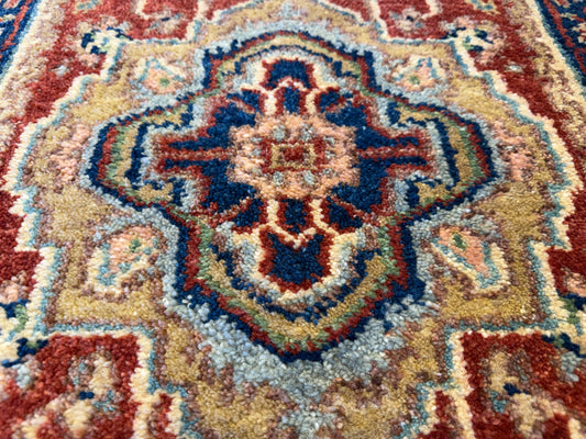 Hand-Knotted IndoHeriz Rug - 2’x3’