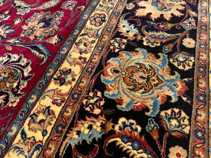 Hand-Knotted Persian Mashad Rug - Signed Hashemi - 9’11”x13’