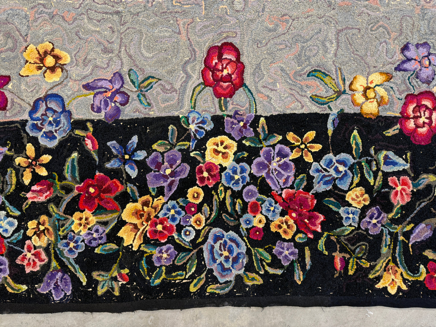 Antique French Needlepoint Rug - 8’3”x10’7”