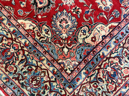 Hand-Knotted Persian Sarouk Rug - 9’6”x12’9”
