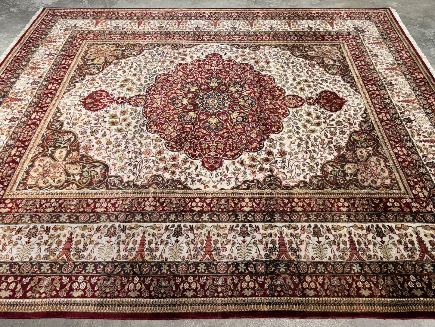 Hand-Knotted Oriental Rug - 8’x9’8”