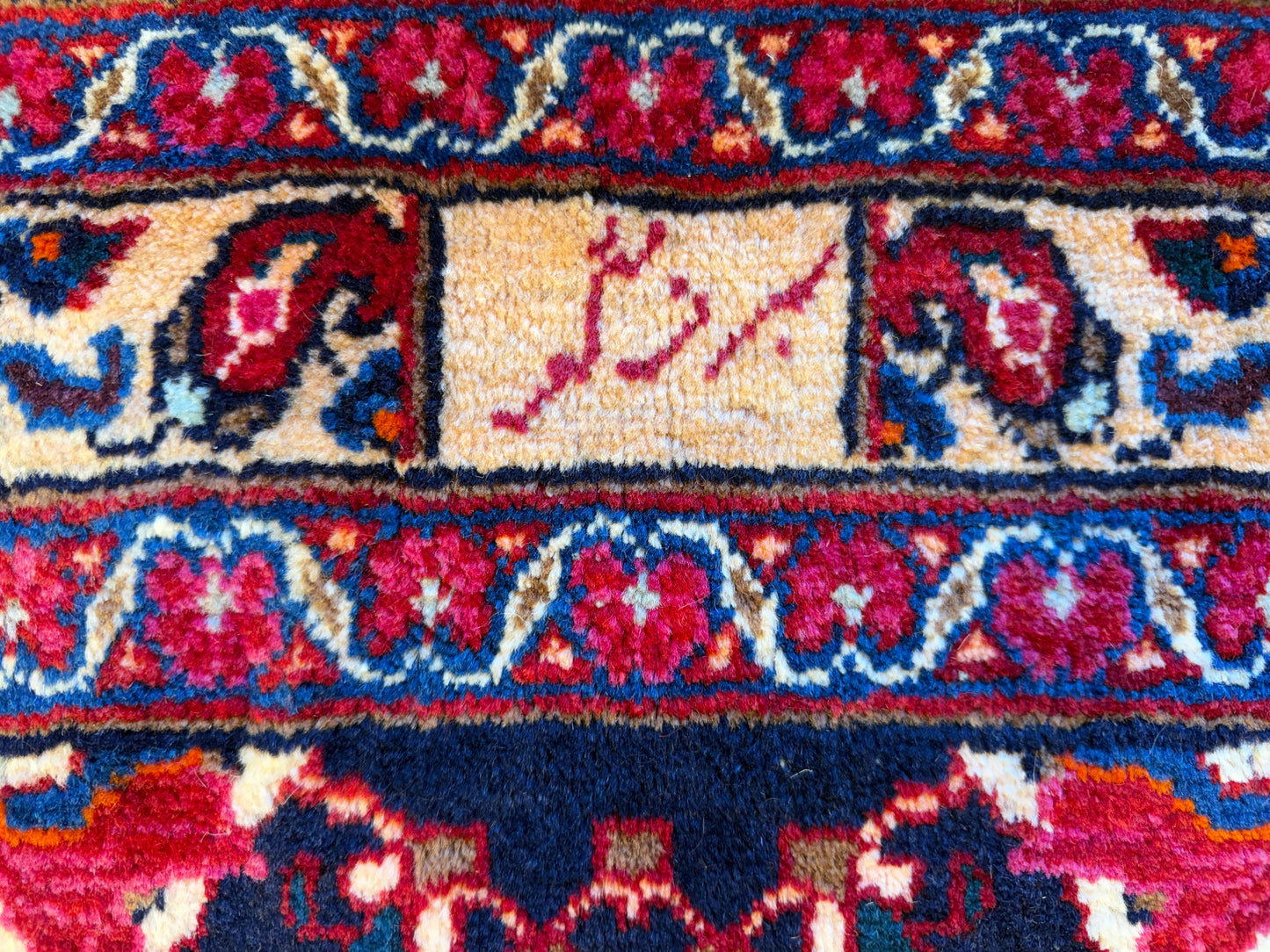 Hand-Knotted Persian Tabriz Rug - Signed - 10’x12’8”