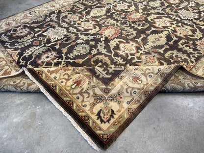 8’x10’ Hand-Knotted Wool Oushak Oriental Area Rug