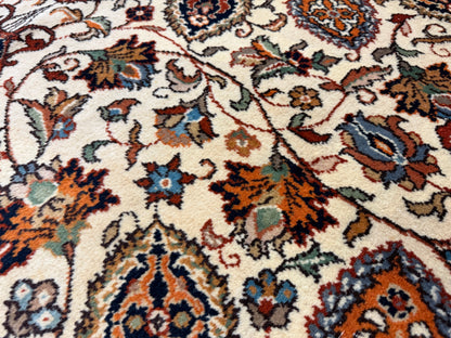 Hand-Knotted Persian Tabriz Rug- Signed - 7’10”x9’10”