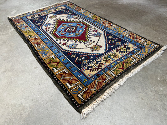 Hand-Knotted Balouchi Rug - 2’2”x3’7”