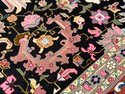 Hand-Knotted 60 Raj Persian Tabriz Heriz Rug - 6'6"x9'6"