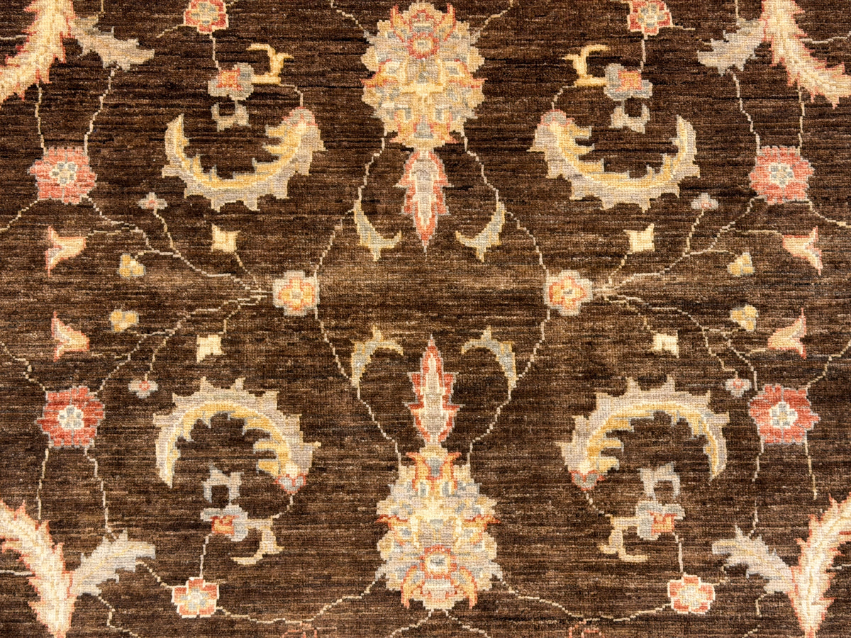 Hand-Knotted Pishawar Rug - 6'3"x9'7"
