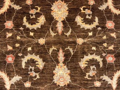 Hand-Knotted Pishawar Rug - 6'3"x9'7"