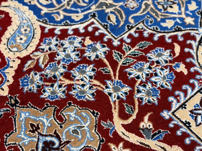 Hand-Knotted Persian Isfahan Rug - 6’8”x10’