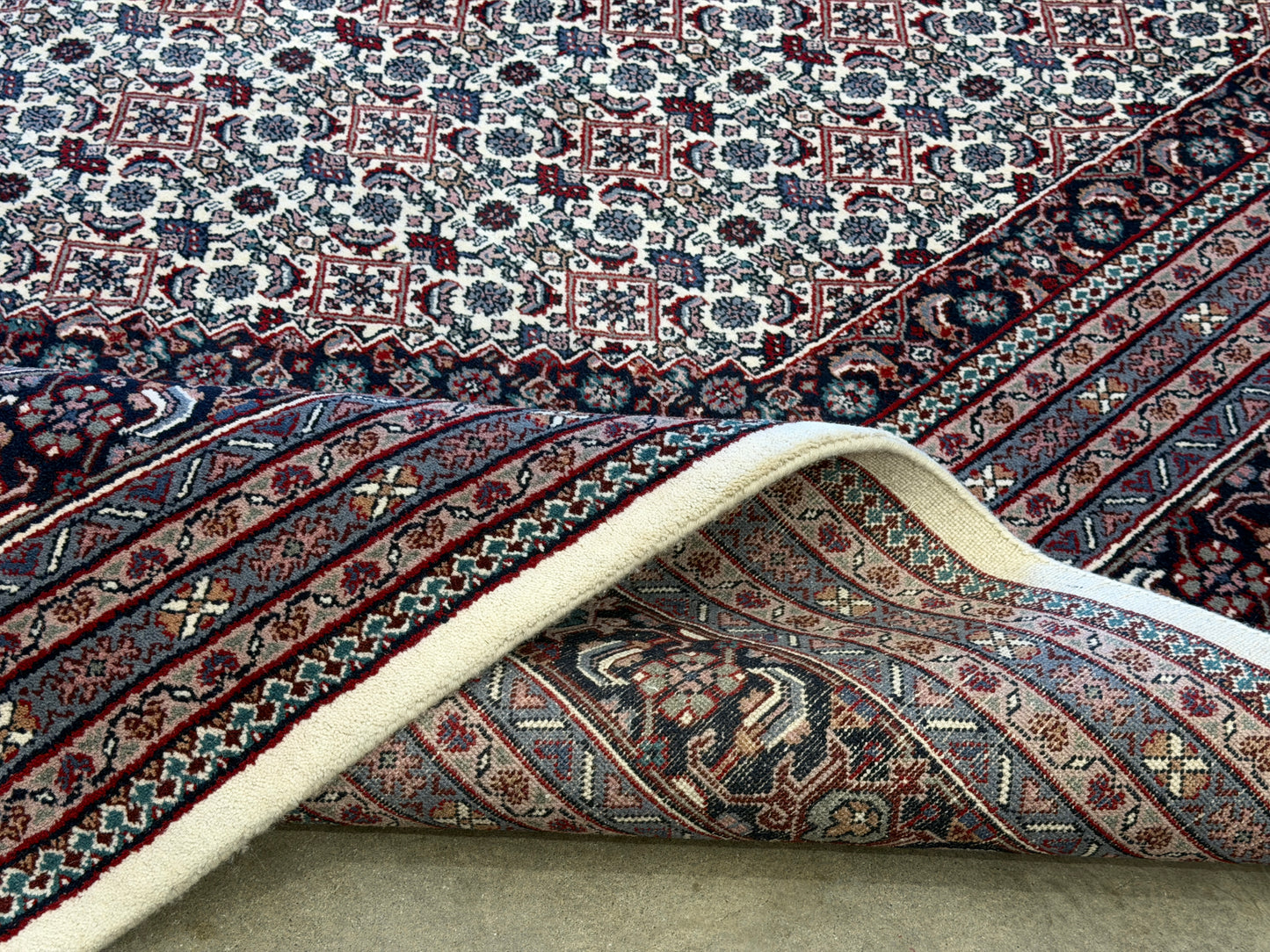 9’10”x14’ Hand-Knotted IndoBidjar Area Rug
