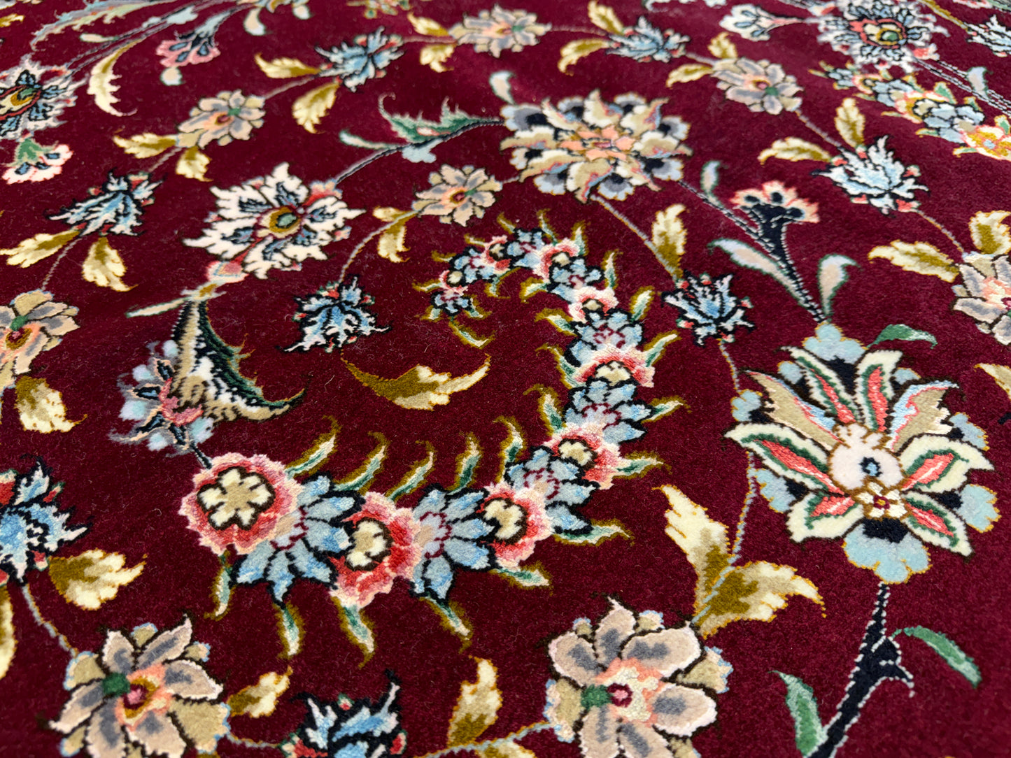11’4”x16’6” Hand-Knotted 70 Raj Persian Tabriz Rug