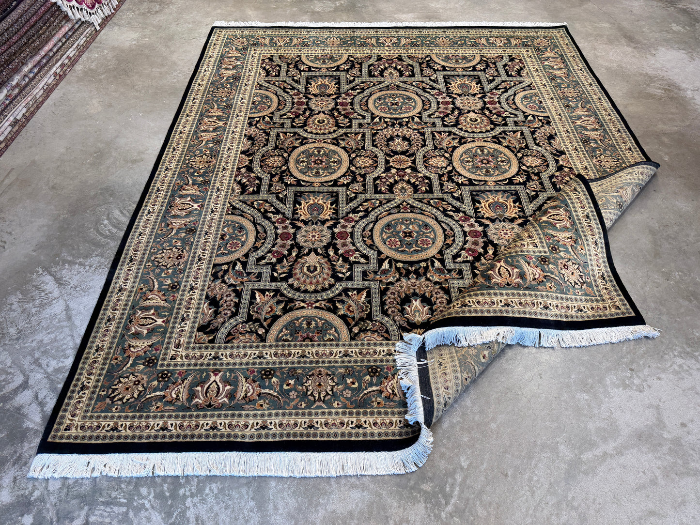 Hand-Knotted Oriental Rug - 8’3”x9’10”