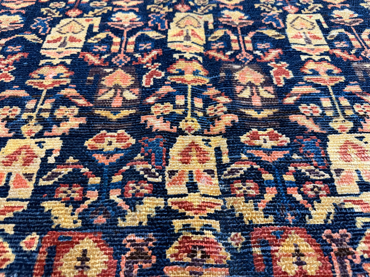 Hand-Knotted Persian Senneh Rug - 5’X9’9”