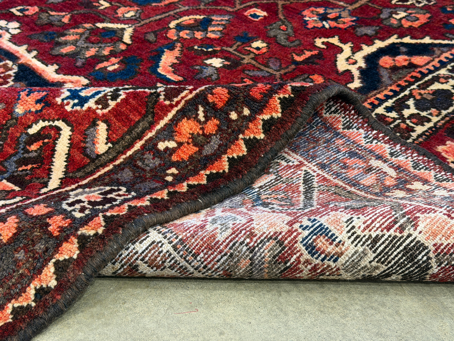 Hand-Knotted Persian Bakhtiari Rug - 10’4”x12’3”