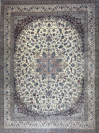 Hand-Knotted 4 La Persian Nain Rug - 10'3"x14'1"