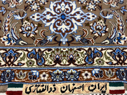 Hand-Knotted Persian Isfahan Rug - Signed Zolfaghari - 6’9”x10’6”