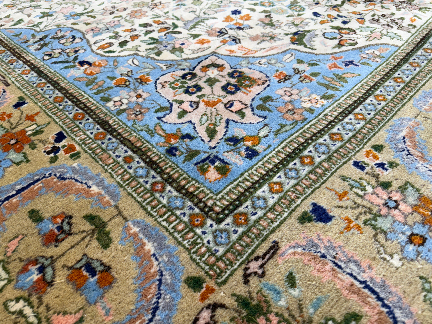 Hand-Knotted Persian Tabriz Rug - 8’x10’1”
