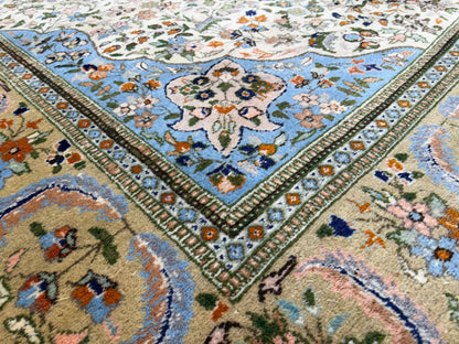 Hand-Knotted Persian Tabriz Rug - 8’x10’1”