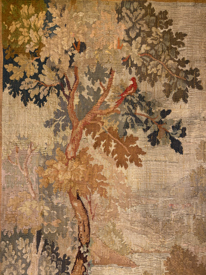 Antique Handmade French Tapestry - 4'4”x6'11”