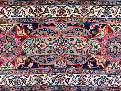Hand-Knotted 60 Raj Persian Tabriz Rug - Dome Design - 10’x13’4”