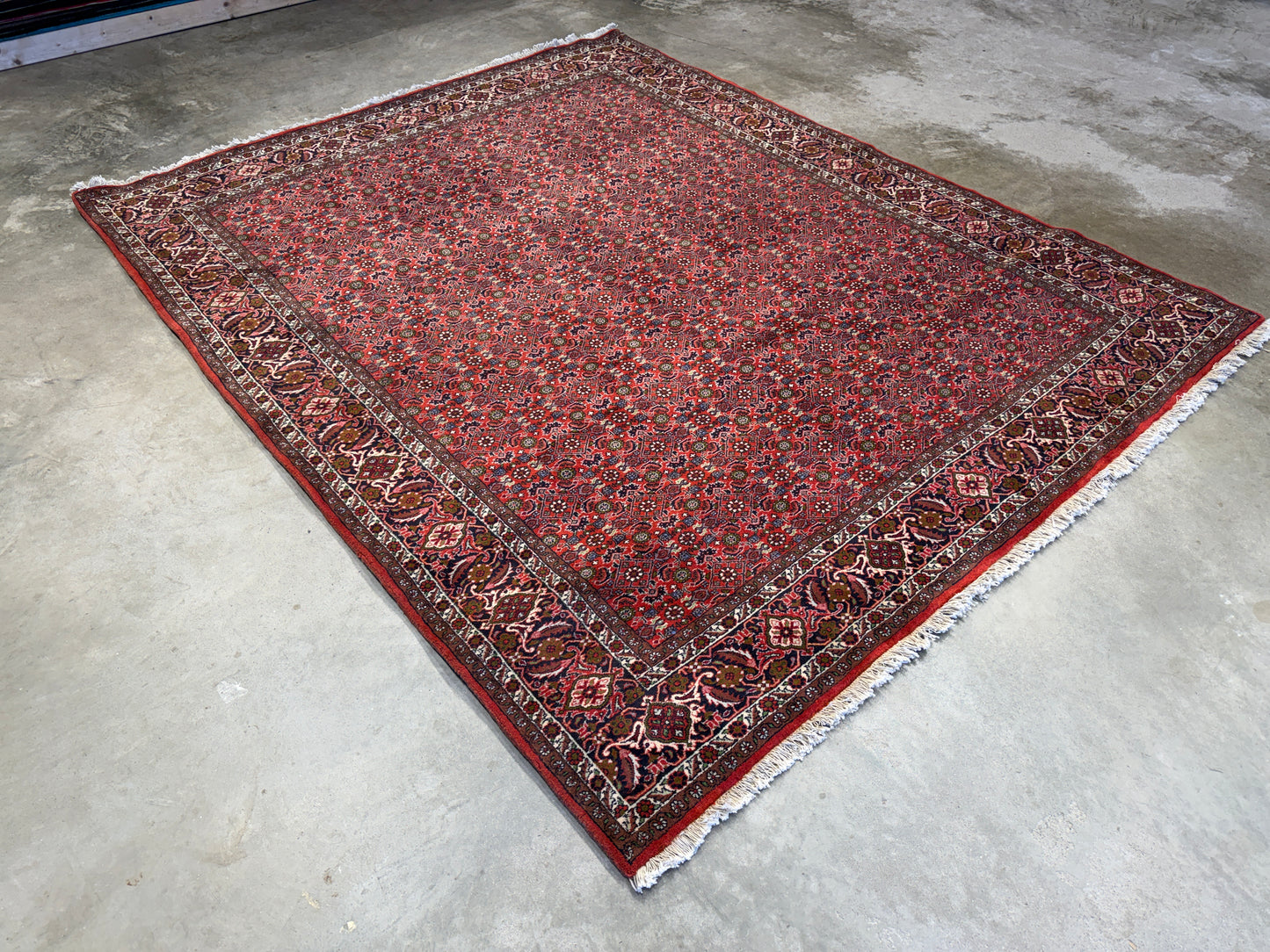 Hand-Knotted Persian Bidjar Rug - 6’7”x8’1”
