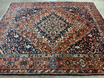 Hand-Knotted Persian Bakhtiari Rug - 10’3”x12’6”
