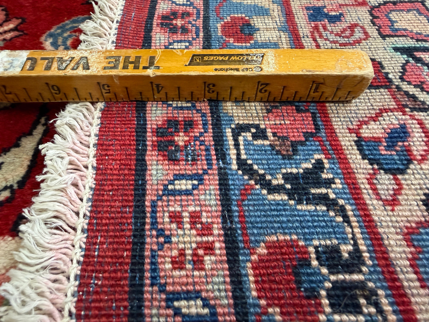 Hand-Knotted Persian Sarouk Rug - 9’6”x12’9”