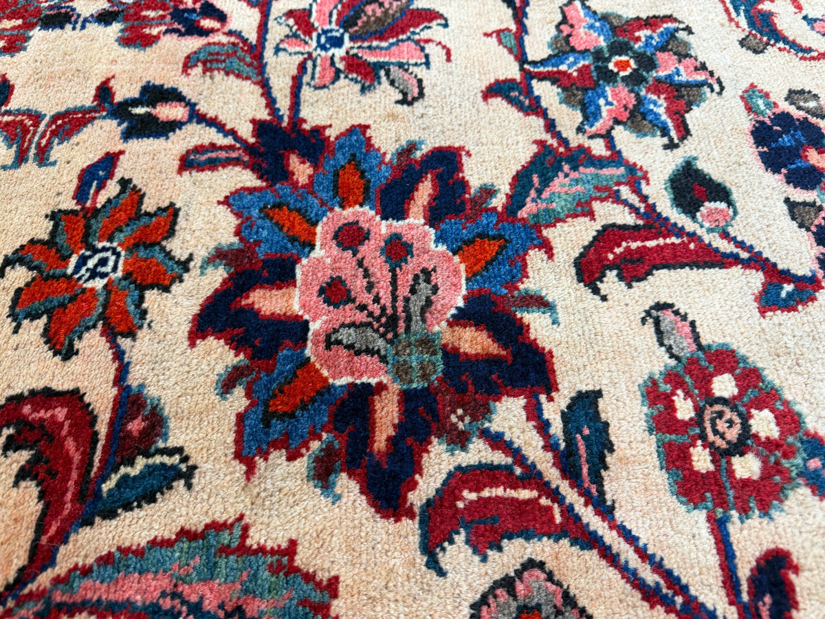Hand-Knotted Persian Bakhtiari Rug - 5'1"x10'3"