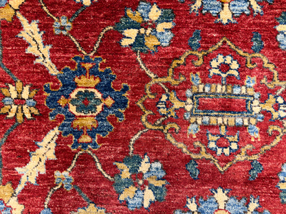 Hand-Knotted IndoMahal Rug - 5’5”x7’3”
