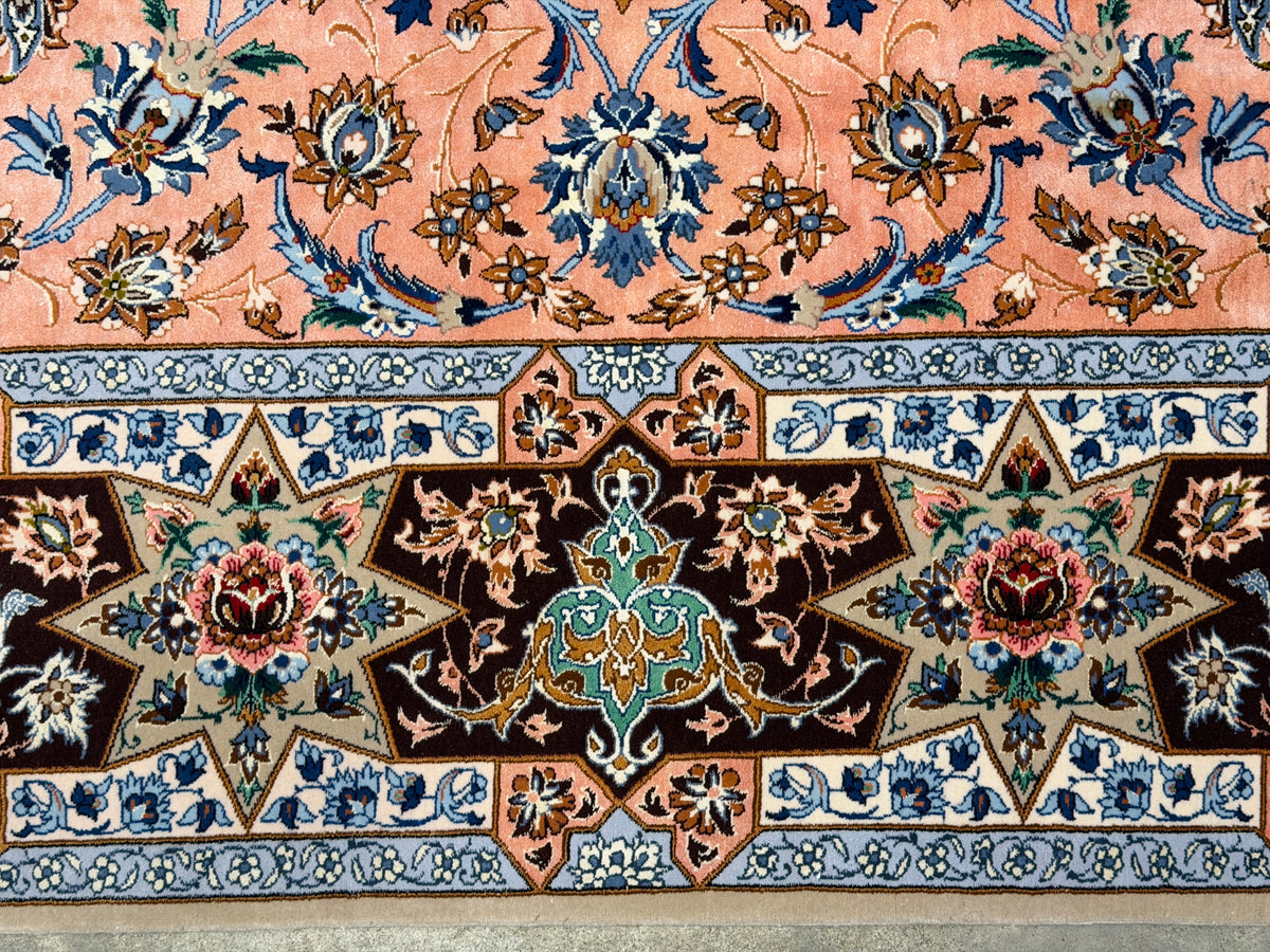 Hand-Knotted Persian Isfahan Rug - Signed Asachi - 5’x7’8”