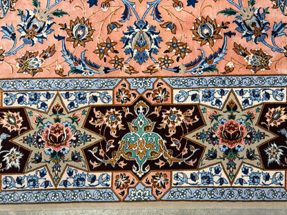 Hand-Knotted Persian Isfahan Rug - Signed Asachi - 5’x7’8”