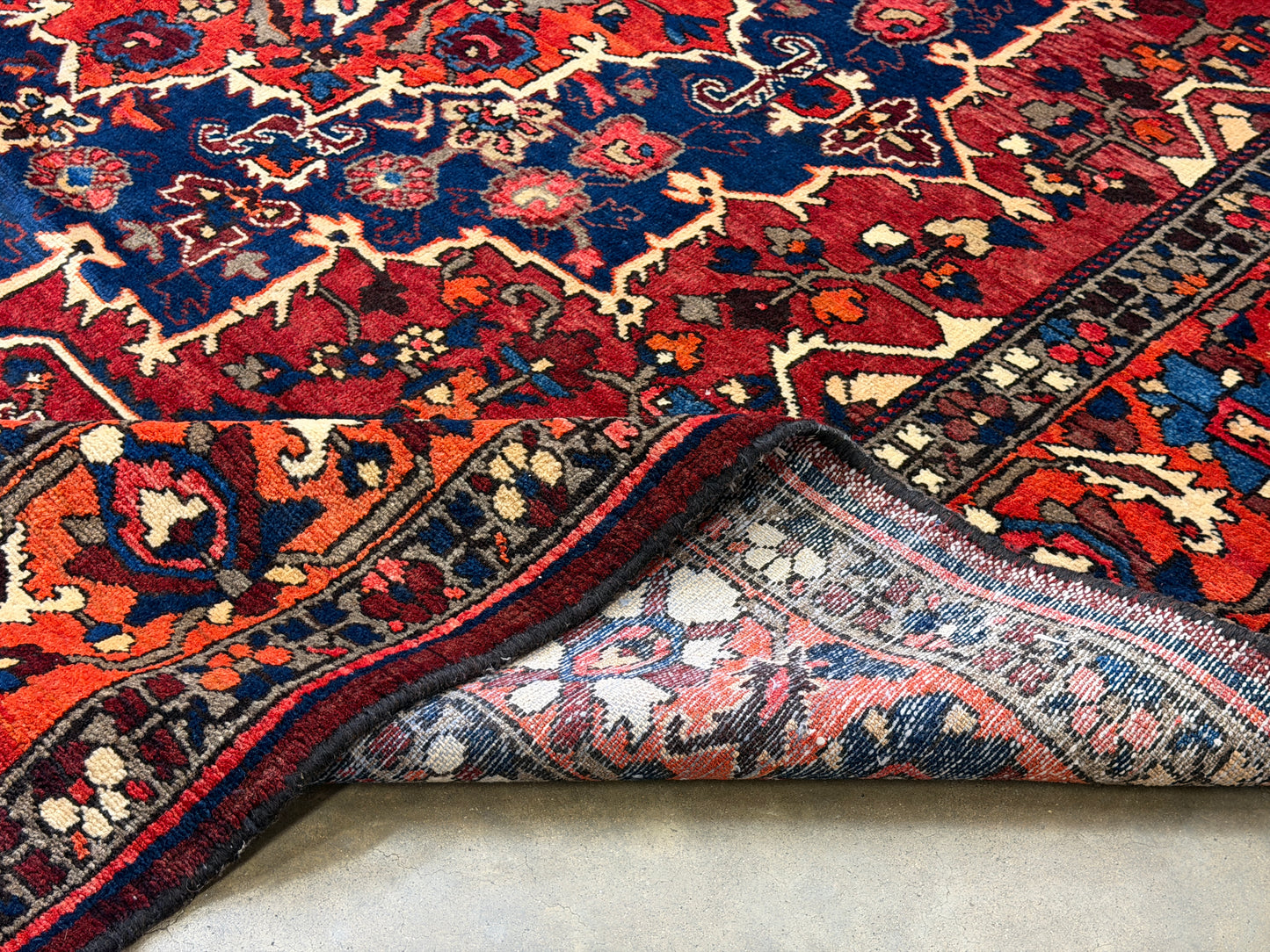 Hand-Knotted Persian Bakhtiari Rug - 10’x11’10”