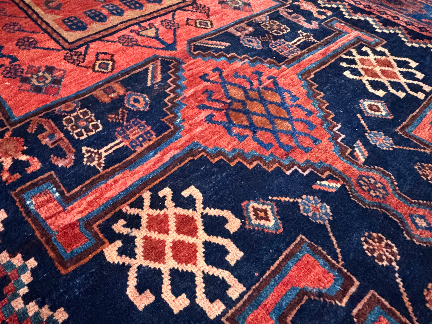 Hand-Knotted Persian Bidjar Rug - 5’10”x9’10”
