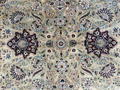 8’x10’5” Hand-Knotted Wool PakPersian Area Rug