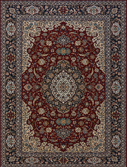 Hand-Knotted Persian Isfahan Rug - Signed Zojaji - 8’1”x11’9”