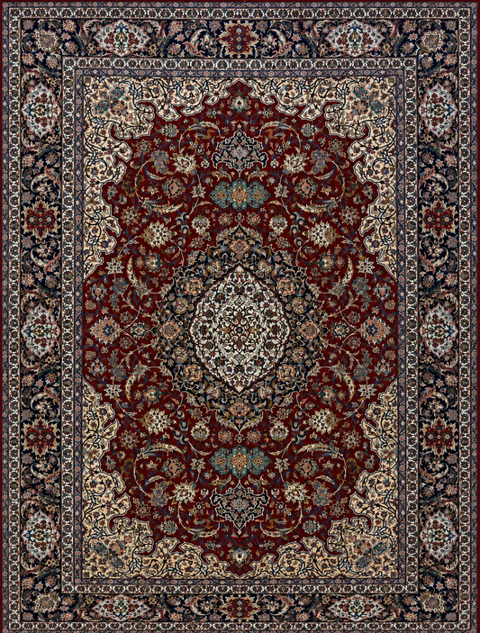 Hand-Knotted Persian Isfahan Rug - Signed Zojaji - 8’1”x11’9”