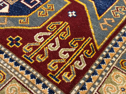 Hand-Knotted Kazak Rug - 5’9”x7’10”