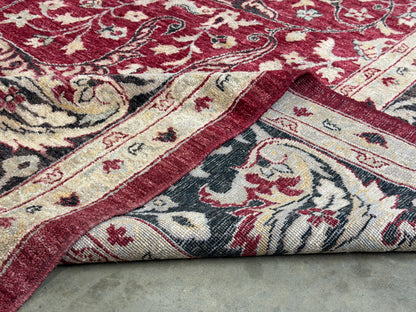 Hand-Knotted  Peshawar Rug - 10’x14’9”