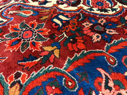 Hand-Knotted Persian Bakhtiari Rug - 8’8”x12’2”