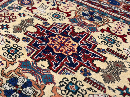 Hand-Knotted Persian Ardabil Rug - 4’2”x7’
