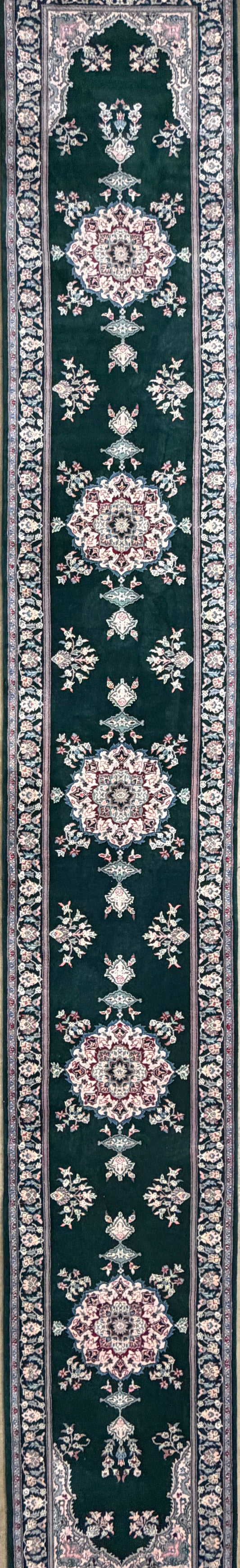 Hand-Knotted SinoPersian Runner - 2’5”x18’